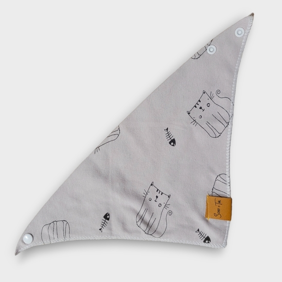 NEW Scarf+Tail Friendly-feline Dreamy Tones Scarf w/Snap Closure - Picture 2 of 6